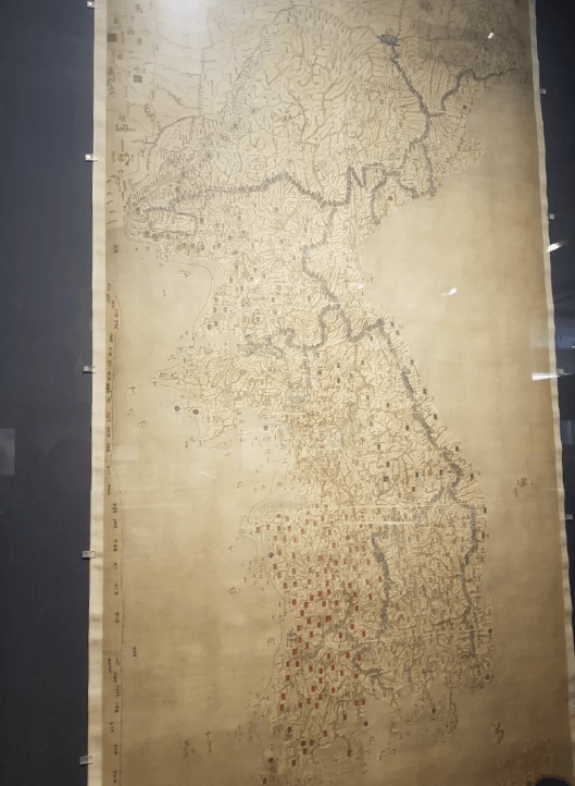 Карта корейского полуострова при династии Чосон